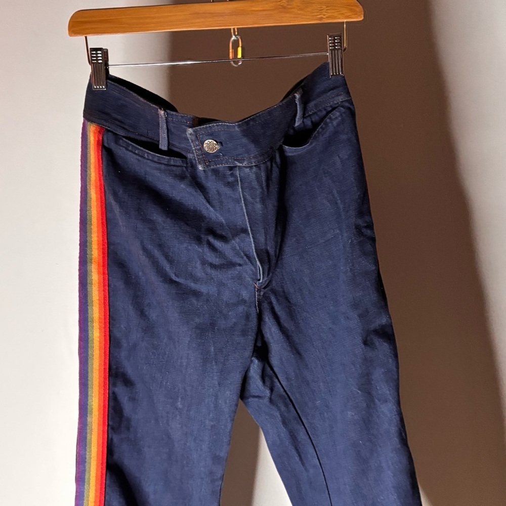 American Retro Bell Bottom Rainbow